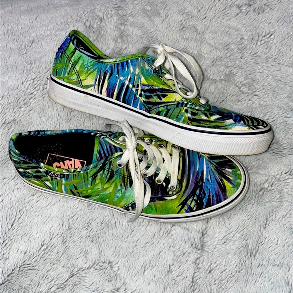 Vans Authentic Floral Shoes Size 9